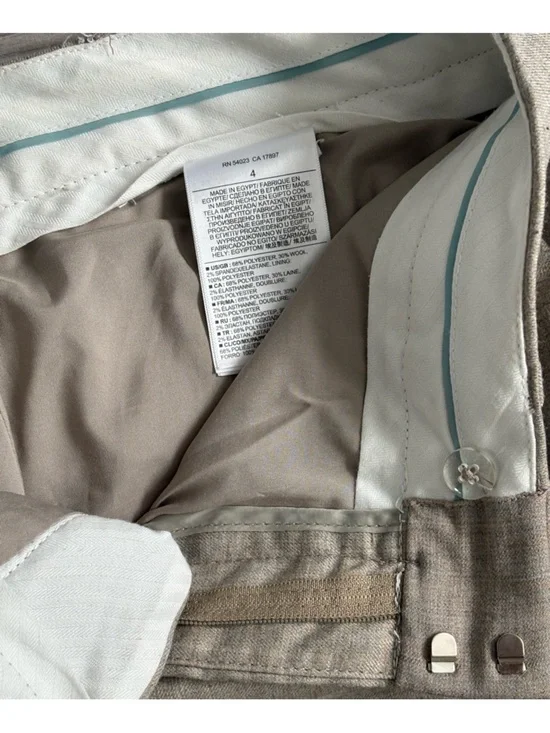 Banana Republic Tailored Dress Pants – Beige/Taupe – Size 4 - Picture 5 of 7